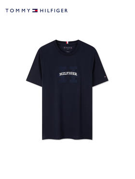 TOMMY 短袖T恤男  MW35458-DW5 藏青色.