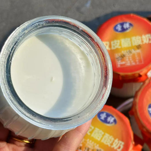 圣祥双皮酪酸奶，玻璃瓶！奶香十足，甜度低！160克×6 商品图1