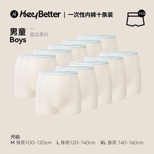 (包邮)HeyBetter一次性平角内裤十条装(两种颜色） 商品图1