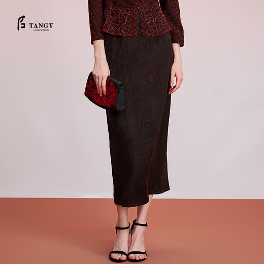 TANGY Collection天意精品2024秋季新品中国风女士半身裙 商品图0