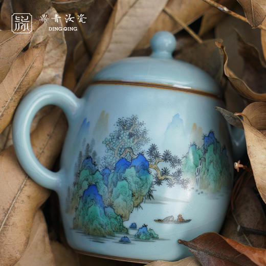问鼎鼎青青花掇珠壶（绘画青山绿水）（缺货） 商品图2