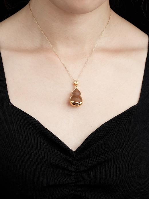 葫芦项链天然沉香创意首饰 商品图1