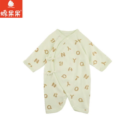 棉果果秋季新品男童内衣有机棉纱5A抗菌男童蝴蝶哈衣连体衣M311726224498 商品图1