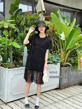 4BSR095343#花边连衣裙