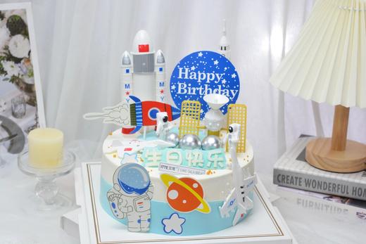 太空宇航员 （单/双层）下单备注几岁 无备注默认生日快乐 商品图0