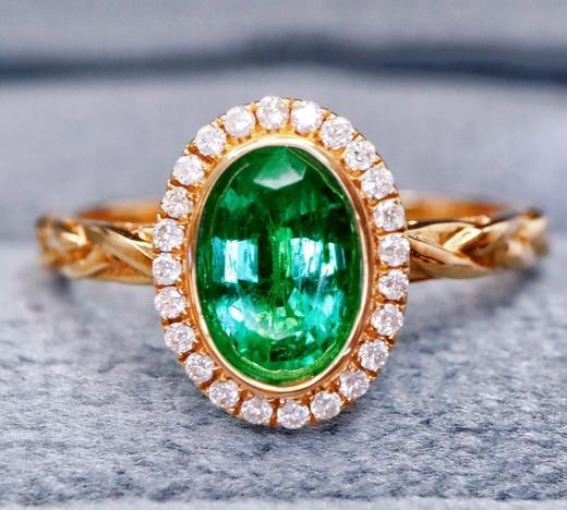 0.85ct 祖母绿戒指 商品图0