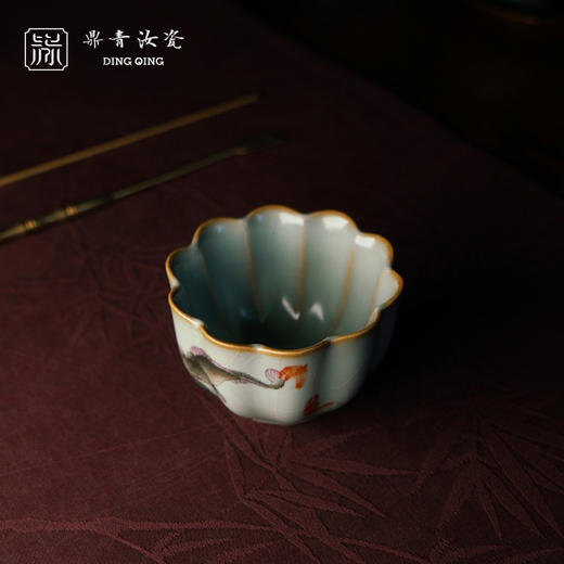 问鼎鼎青系列菡萏杯（海错图）（缺货） 商品图1