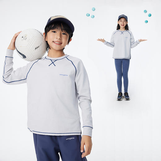 onmygame【小百叶】 男女童可穿棉感速干衣 商品图0