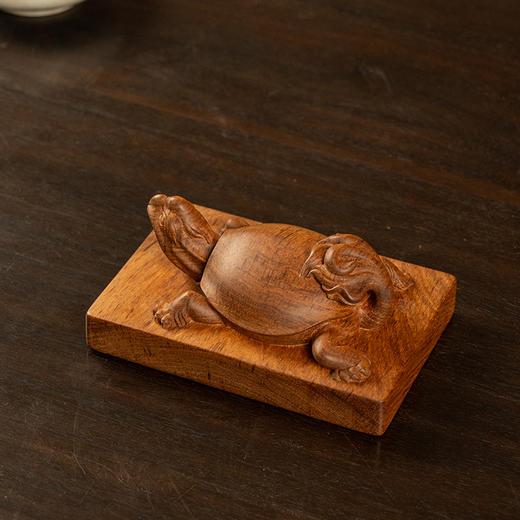 黄花梨龟钮镇纸 商品图4