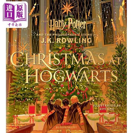 【中商原版】霍格沃茨的圣诞节 哈利波特与魔法石官方绘本小说 Christmas at Hogwarts 英文原版 Ziyi Gao Harry Potter JK罗琳 商品图0