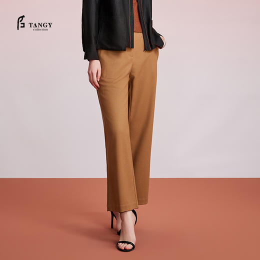 TANGY Collection天意精品2024秋季新品中国风简约女士休闲裤 商品图0