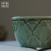 龙泉问鼎梅子青刻绘自在杯(蕉雨)（缺货） 商品缩略图2