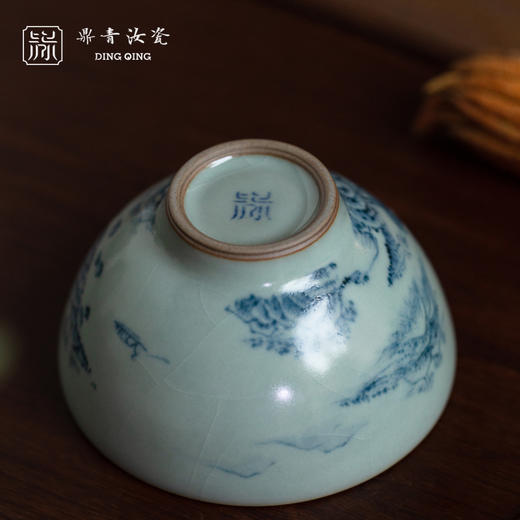 问鼎鼎青青花束罗杯（连壑）（缺货） 商品图3