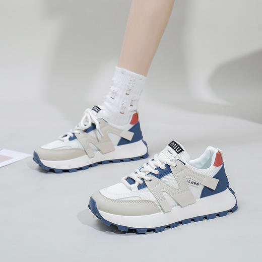 【新款老爹鞋女ins】韩版学生潮鞋厚底增高休闲运动鞋 潮流休闲鞋 商品图1