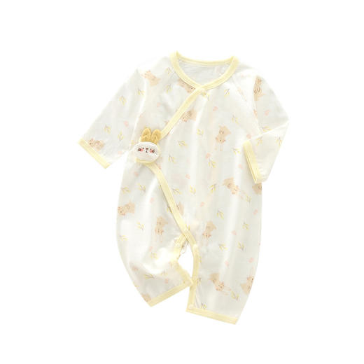 【比尔兔空调服蝴蝶衣】新生儿夏季衣服宝宝睡衣安阳婴童装和尚服纯棉婴儿包屁衣空调服 商品图4