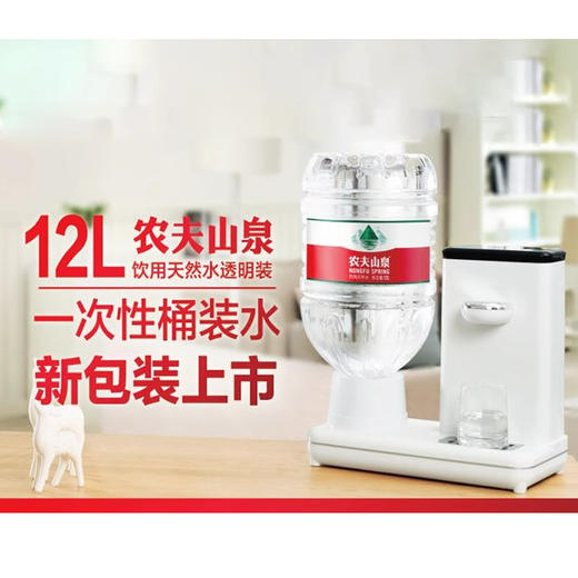 农夫山泉饮用水天然水12.9L/瓶饮用水天然水桶装水大桶水(12L 新旧随机发) 商品图2