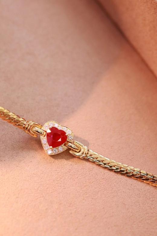 0.99ct 红宝石手链 商品图4