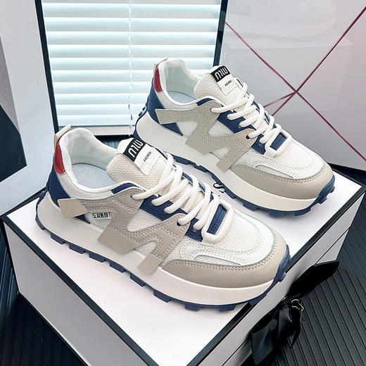 【新款老爹鞋女ins】韩版学生潮鞋厚底增高休闲运动鞋 潮流休闲鞋 商品图5