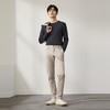 【含羊毛】柒牌男士长袖T恤秋冬新款时尚休闲舒适百搭高弹打底衫	127T70050 商品缩略图3