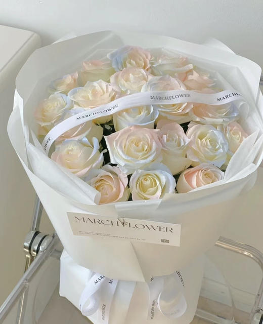 【绮丽梦幻】21朵人鱼姬玫瑰，精美花束 商品图0