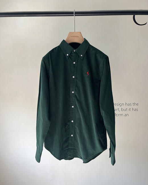 单品包邮现货 THS 7.27-限时 polo RL 马球家 情侣款 老钱风衬衫 灯芯绒小马标衬衫 4色 QG014 商品图8