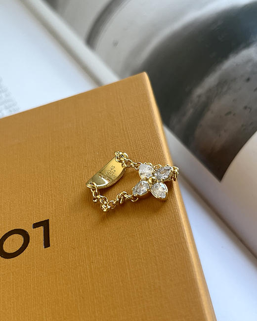 现货 THS 7.27-无 驴家 新款字母老花三合一戒指 CU1216 商品图8