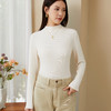 女士聚酯纤维双面磨毛罗纹打底衫2529 商品缩略图5
