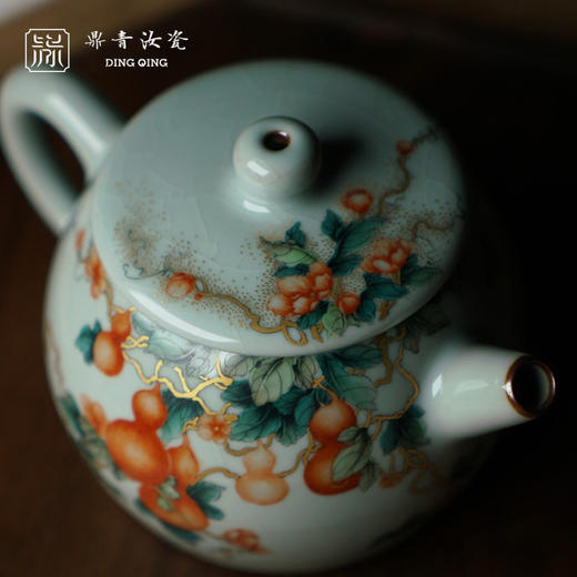 问鼎鼎青系列德钟壶（福禄满堂 ）（缺货） 商品图1