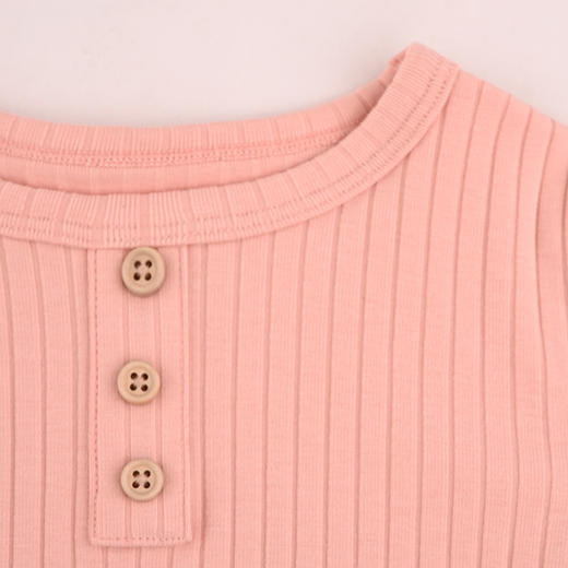 棉果果秋季新品内衣有机棉纱5A抗菌女童80-130码套头套装M321302224517 商品图3