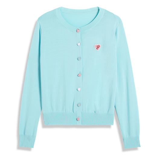 曾小咸【元气软妹】浅蓝色毛织开衫 商品图4