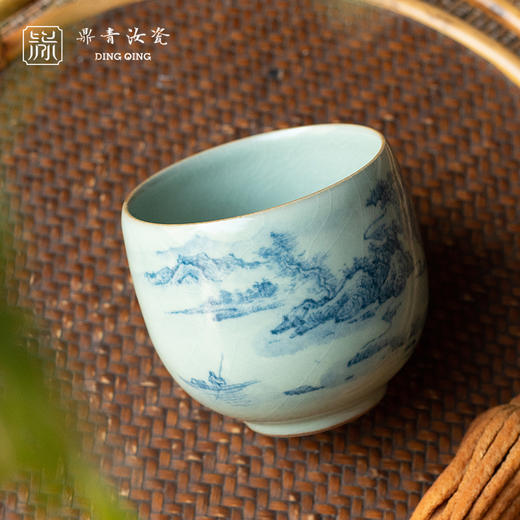 问鼎鼎青青花金钟杯（观峙）（缺货） 商品图1