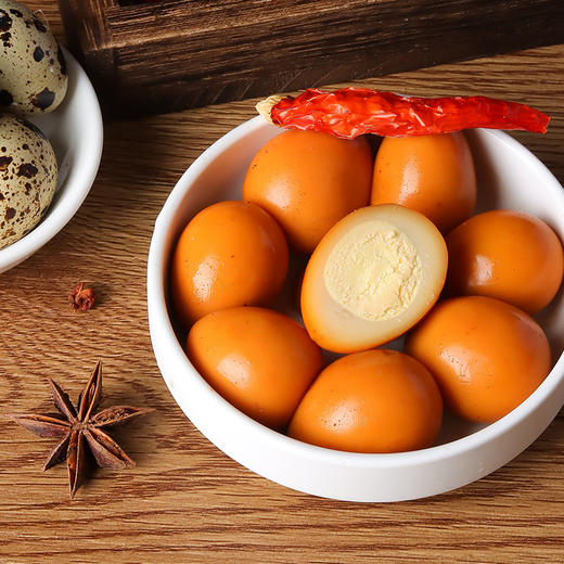 【传统工艺制作！秘制无壳鹌鹑蛋】甄选优质原料，好吃健康有营养，一口一个停不下，多种口味可选，盐焗/五香/香辣，下午茶休闲小吃零食L 商品图2