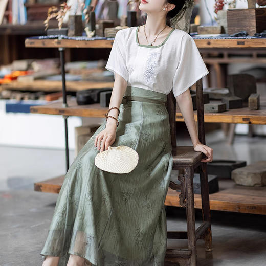 裁缝学苑AQ330 古法裁剪唐褙子小衫纸样改良汉服女连肩袖上衣版型 商品图1