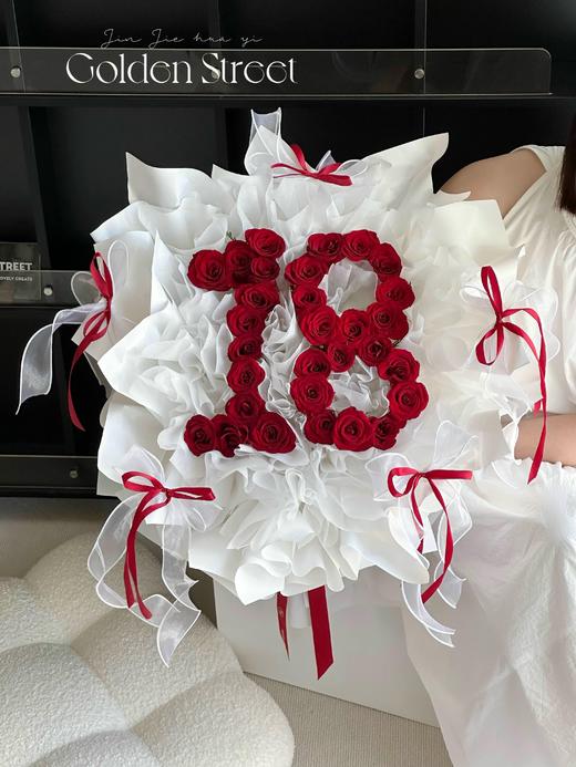 【爆款支架】蝴蝶支架月亮支架/ 永远18岁/爱心花束神器(1包3套) 商品图11