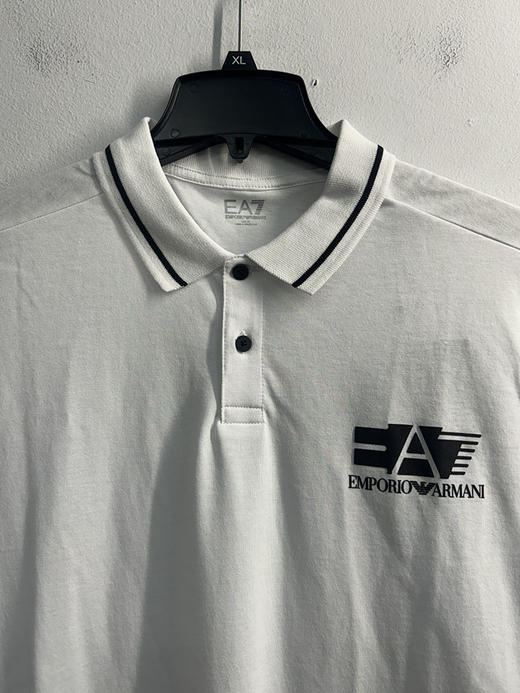 EMPORIO ARMANI/EA 阿玛尼 男士夏季棉混纺LOGO印花短袖POLO衫 商品图3