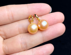 S925珍珠吊坠-万能扣粉圆珠