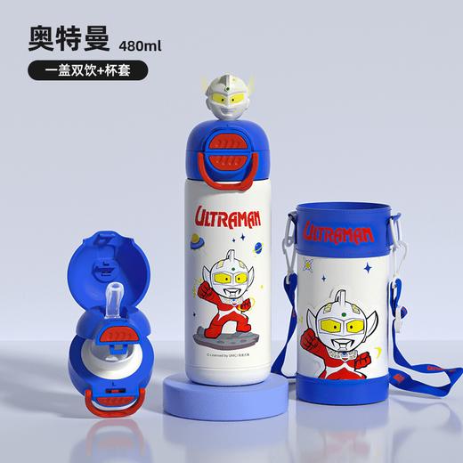 迪士尼双饮学生保温杯吸管直饮带杯套480ML  M60   CL 商品图7
