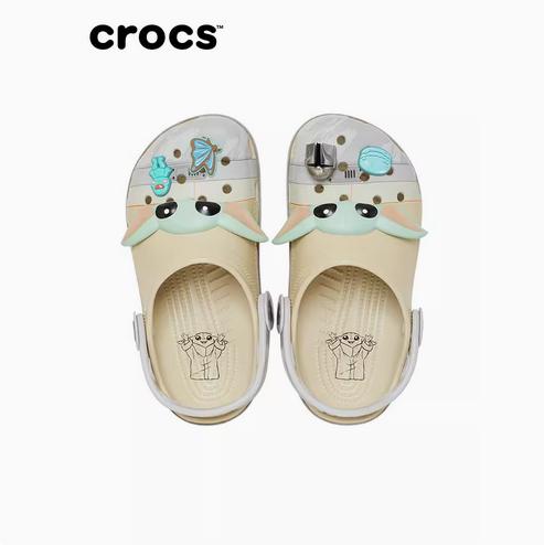 CROCS 经典星球大战Grogu 小Clog K  209494-2Y2 商品图0