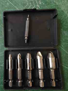 【货号02238】6件套断螺丝取出器/滑丝取丝器/断丝取出器/拆螺丝神器/坏螺丝