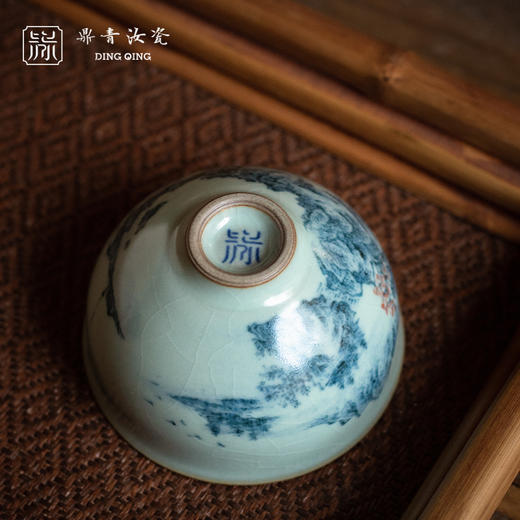 问鼎鼎青青花伴月杯（望尘）（缺货） 商品图3