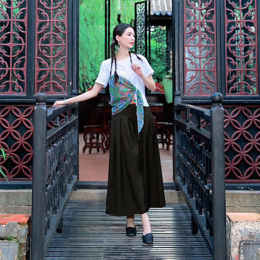 行舟民族风阔腿裤 | 现货加急发 商品图1