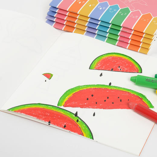 【29元4本主题画画本】kiddycolor凯蒂卡乐绘画本填色涂鸦画册套装 加厚纸张 适合多种绘画笔材 开发儿童色彩想象力 商品图2
