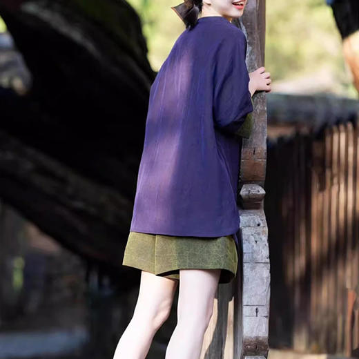 裁缝学苑AQ328新款新中式国风香云纱上衣短裤两件套装纸样女装打板 商品图2