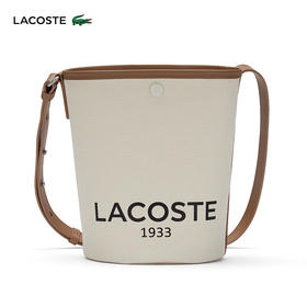 Lacoste法国鳄鱼女士新款时尚复古休闲简约拼色斜挎包NF4734TD