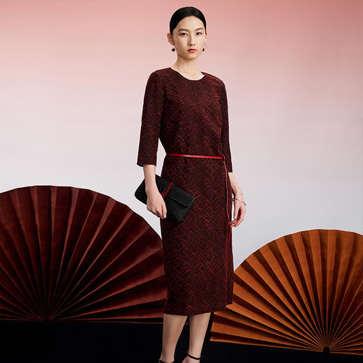 TANGY Collection天意精品2024秋季新品中国风女士连衣裙 商品图1
