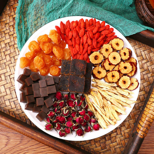 【每日一饮！有滋有味】阿胶红糖姜茶黑糖姜茶红枣阿胶姜茶暖茶女生茶玫瑰黑糖三伏姜枣茶，扑鼻香气 入口焦甜口感细腻顺滑。ry 商品图1