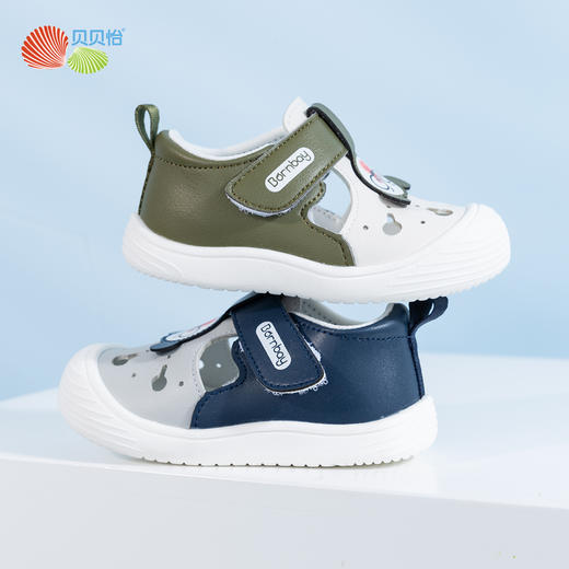 贝贝怡童鞋儿童学步鞋夏季新款防滑防撞休闲鞋男女童魔术贴小童鞋子 商品图8