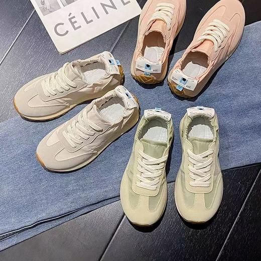 【休闲潮搭！飞跃阿甘运动鞋】加宽鞋头 舒适好穿，稳健后跟增高显瘦，亲肤内里 清爽透气！轻便防滑底 行走安全不累脚，夏秋韩版老爹鞋透气休闲德训鞋开学季Y 商品图0