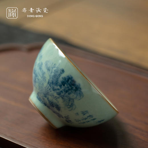 问鼎鼎青青花束罗杯（半壁山房)（缺货） 商品图2