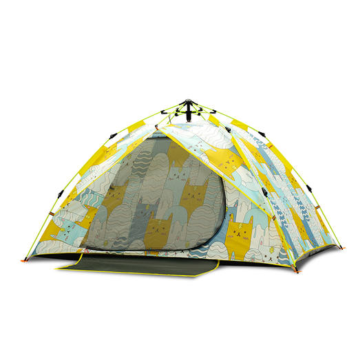 探险者自动印花户外双人帐篷 芭蕉叶 商品图2